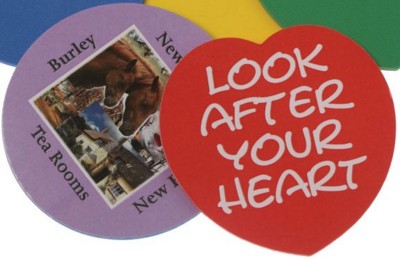 FOAM BACKED ROUND SOFT COASTER