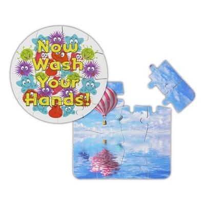 GNALVIC PVC 16 PIECE JIGSAW PUZZLE COASTER