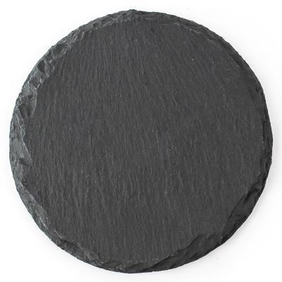 NATURAL SLATE COASTER - ROUND