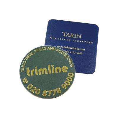 PETITE ECO COLOUR LEATHER COASTER