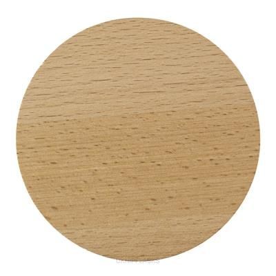 ROUND BEECH WOOD COASTER