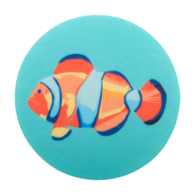 RPET FELT COASTER, CIRCLE in White