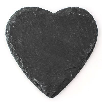 SLATE COASTER - HEART