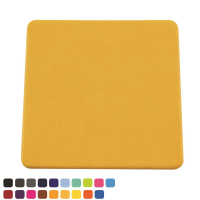 SQUARE COASTER in Soft Touch Vegan Torino PU