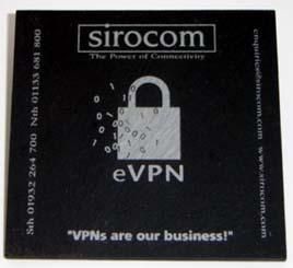 SQUARE NATURAL SLATE COASTER