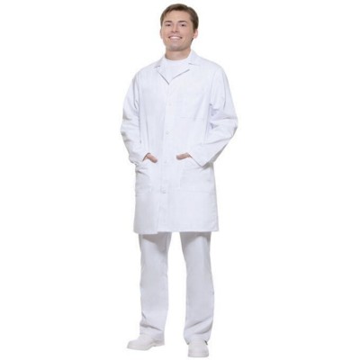 BASIC MENS WORK COAT in White