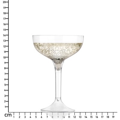 205ML (7OZ) CHAMPAGNE COUPE GLASS FOR EVENTS