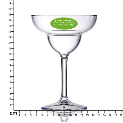 340ML (10OZ SERVE) WEIGHTY GLASSLIKE SHATTERPROOF MARGARITA GLASS