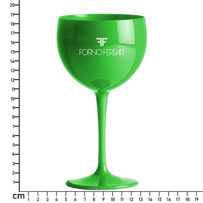 400ML (12OZ SERVE) COLOUR-MATCH SHATTERPROOF BALLOON WINE GLASS
