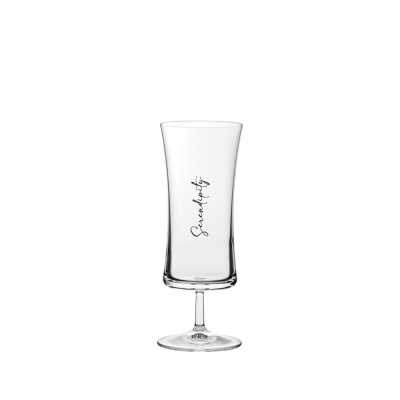 SHORT STEM FLUTE GLASS (340ML & 12OZ) - PROMOTIONAL CORPORATE GIFT