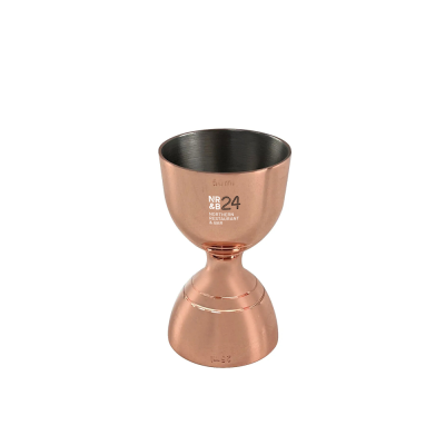 COPPER ROUND BULB JIGGER (25 & 50ML)
