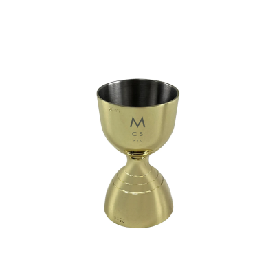 GOLD ROUND BULB JIGGER (25 & 50ML)