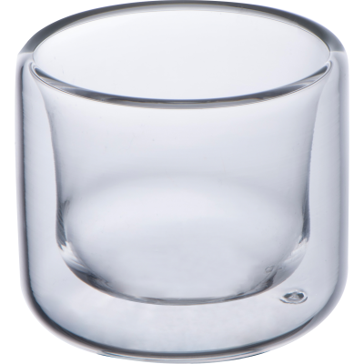DOUBLE-WALLED ESPRESSO CUP 50ML in Clear Transparent