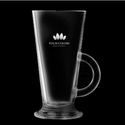 LASER ETCHED LATTE GLASS