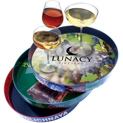 ROUND TRAY RAISED EDGE (34,5CM)