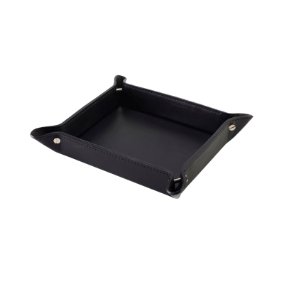 SANDRINGHAM NAPPA LEATHER DESK TIDY ORGANIZER OR COIN TRAY