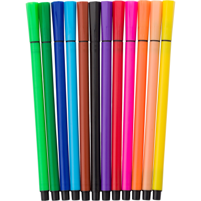 12 WATER-BASED FELT TIP PEN in Light Blue