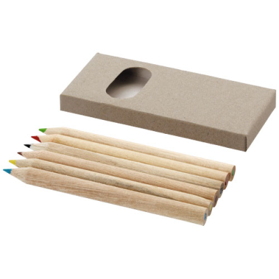 AYOLA 6-PIECE COLOUR PENCIL SET