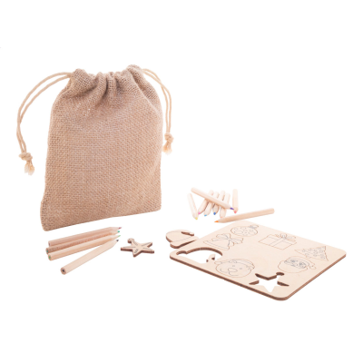 COLOURING CHRISTMAS SHAPE MATCHING GAME in Natural