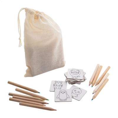 COLOURING MEMORY GAME, ANIMALS in Natural