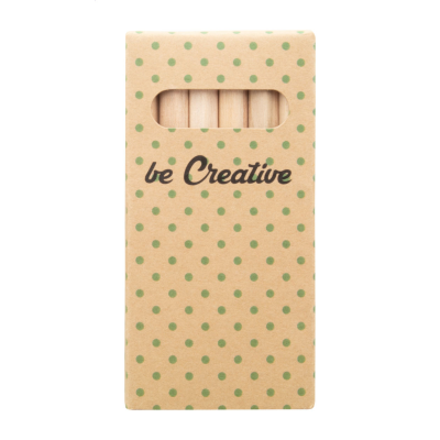CUSTOM 6 PC PENCIL SET in Natural