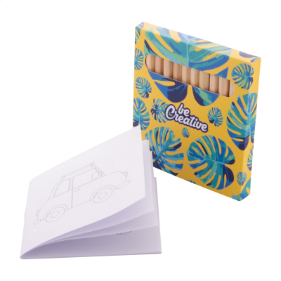 CUSTOM COLOURING SET, VEHICLES in White