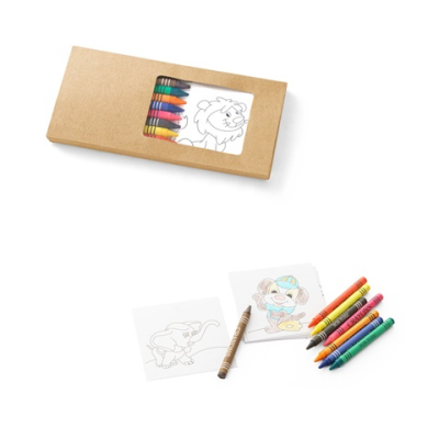 JAGUAR COLOURING SET SUPPLIED in a Kraft Paper Box