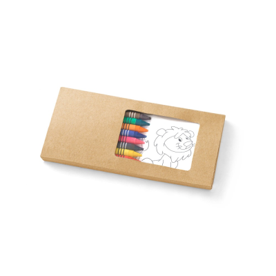 JAGUAR COLOURING SET SUPPLIED in a Kraft Paper Box in Natural