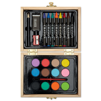 PAINTING SET in Wood Box