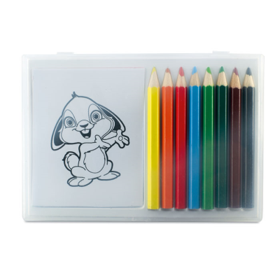 WOOD PENCIL COLOURING SET