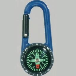 ADVENTURE COMPASS KEYRING with Carabiner