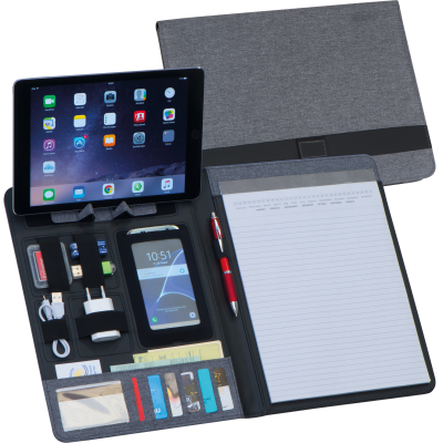 A4 CONFERENCE FOLDER MONDEVILLE in Silver Grey 