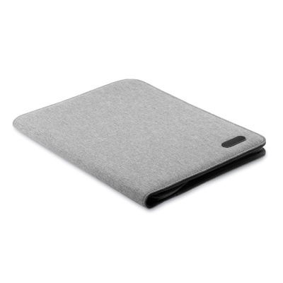 A4 CONFERENCE FOLDER ZIP in Grey