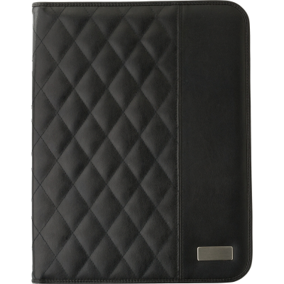 A4 PU PADDED PORTFOLIO in Black