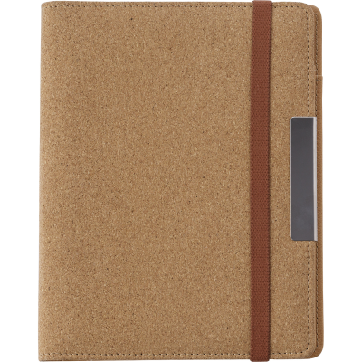 A5 CORK PORTFOLIO in Brown