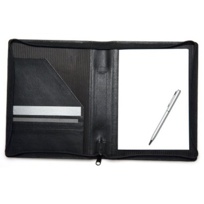 A5 ZIP AROUND CONFERENCE FOLDER in Chelsea Leather