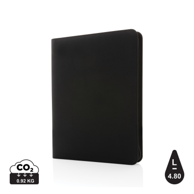 IMPACT AWARE™ DELUXE 300D TECH PORTFOLIO with Zipper in Black