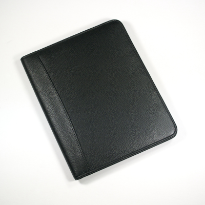 MELBOURNE A5 NON-ZIPPED FOLDER IN BLACK