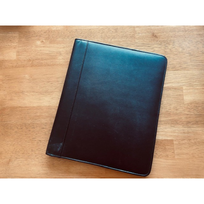 PLANT BASED FAUX LEATHER A4 NON-ZIPPED FOLDER