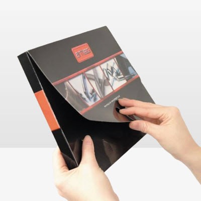 PRINTED HIGH CAPACITY FOLDER