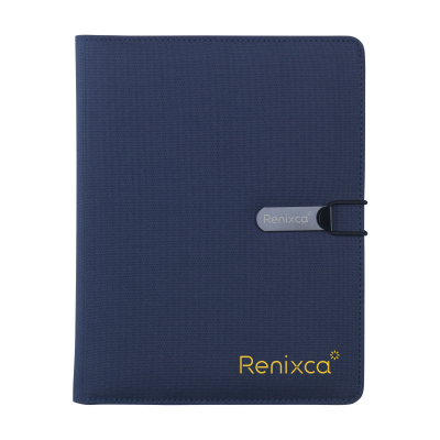 QUEST PORTFOLIO RCS RPET A5 DOCUMENT FOLDER in Blue