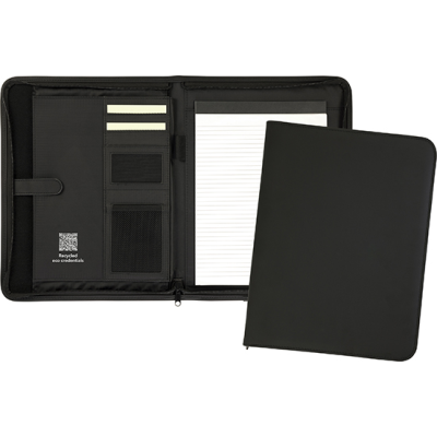 SUNDRIDGE RECYCLED OVERSIZED A4 TABLETFOLIO in Black