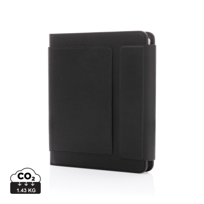 SWISS PEAK HERITAGE RCS RPU A5 STONE PAPER PORTFOLIO in Black