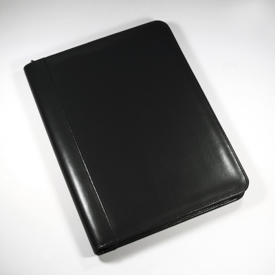 WARWICK A4 ZIP CALCULATOR FOLDER IN BLACK