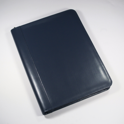 WARWICK A4 ZIP CALCULATOR FOLDER IN NAVY