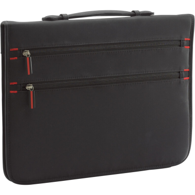ZIP NYLON PORTFOLIO in Black