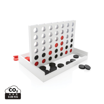 CONNECT FOUR WOOD GAME in White