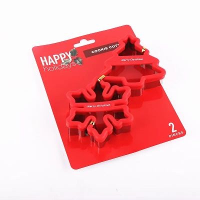 2PCS CHRISTMAS COOKIE CUTTERS SET