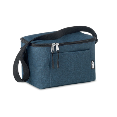 600D RPET COOL BAG FOR CANS in Blue