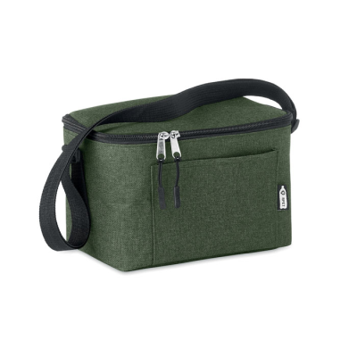 600D RPET COOL BAG FOR CANS in Green
